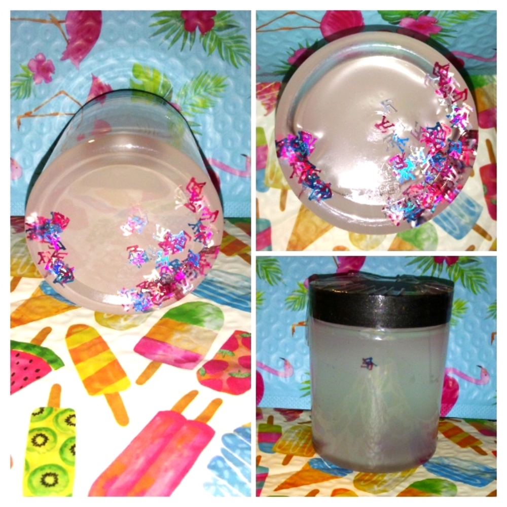 Lipgloss Colorful Confetti Party Jar